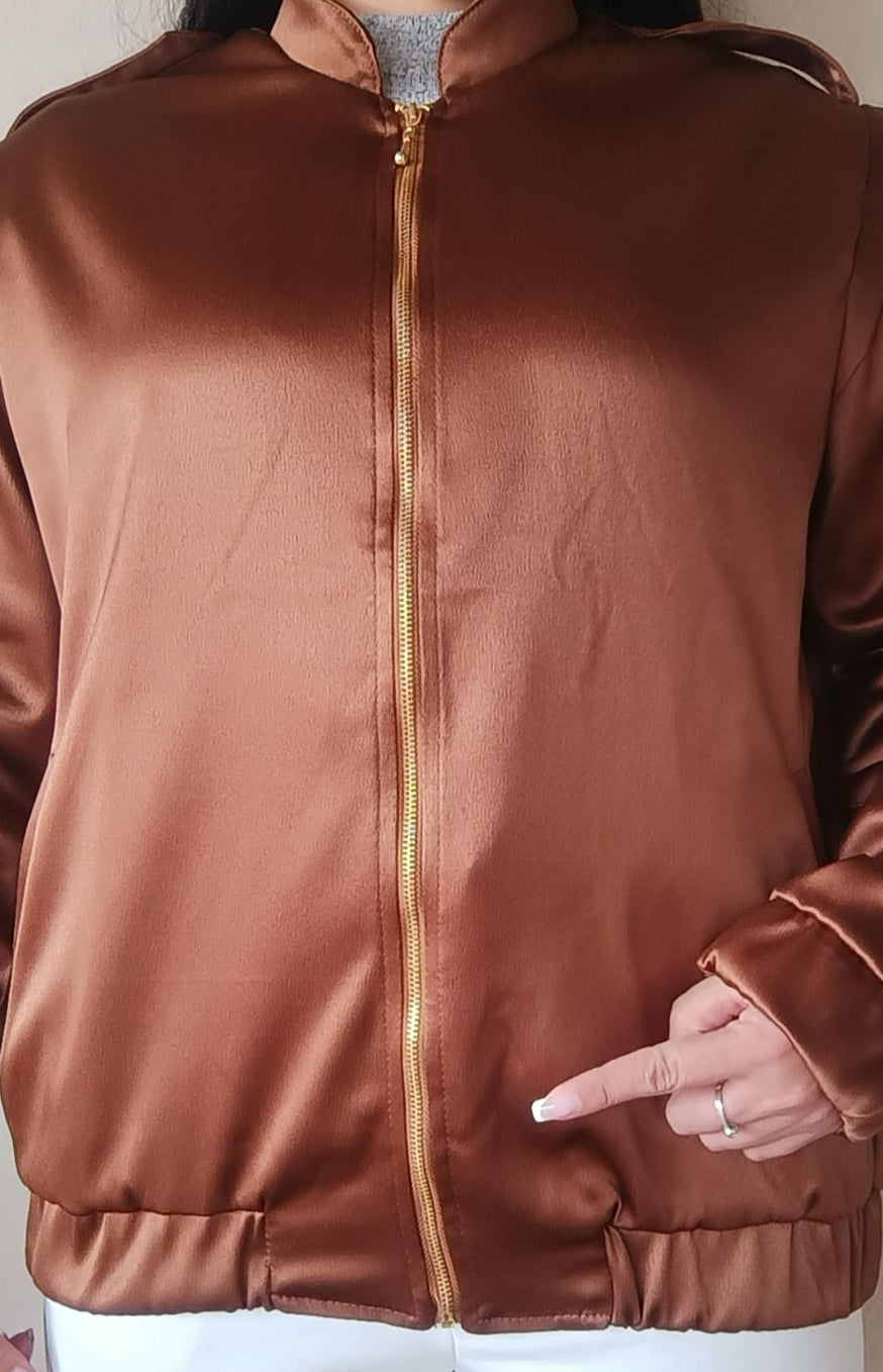 Perfecto Imperfecto Rock Jacket Mocca Talla M #415
