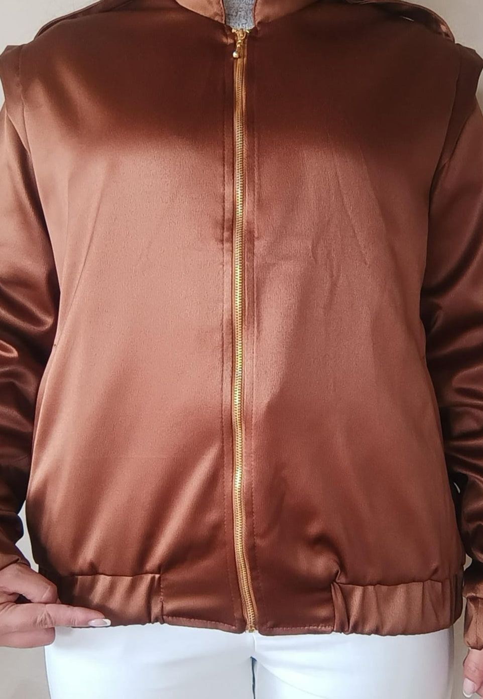 Perfecto Imperfecto Rock Jacket Mocca Talla M #415
