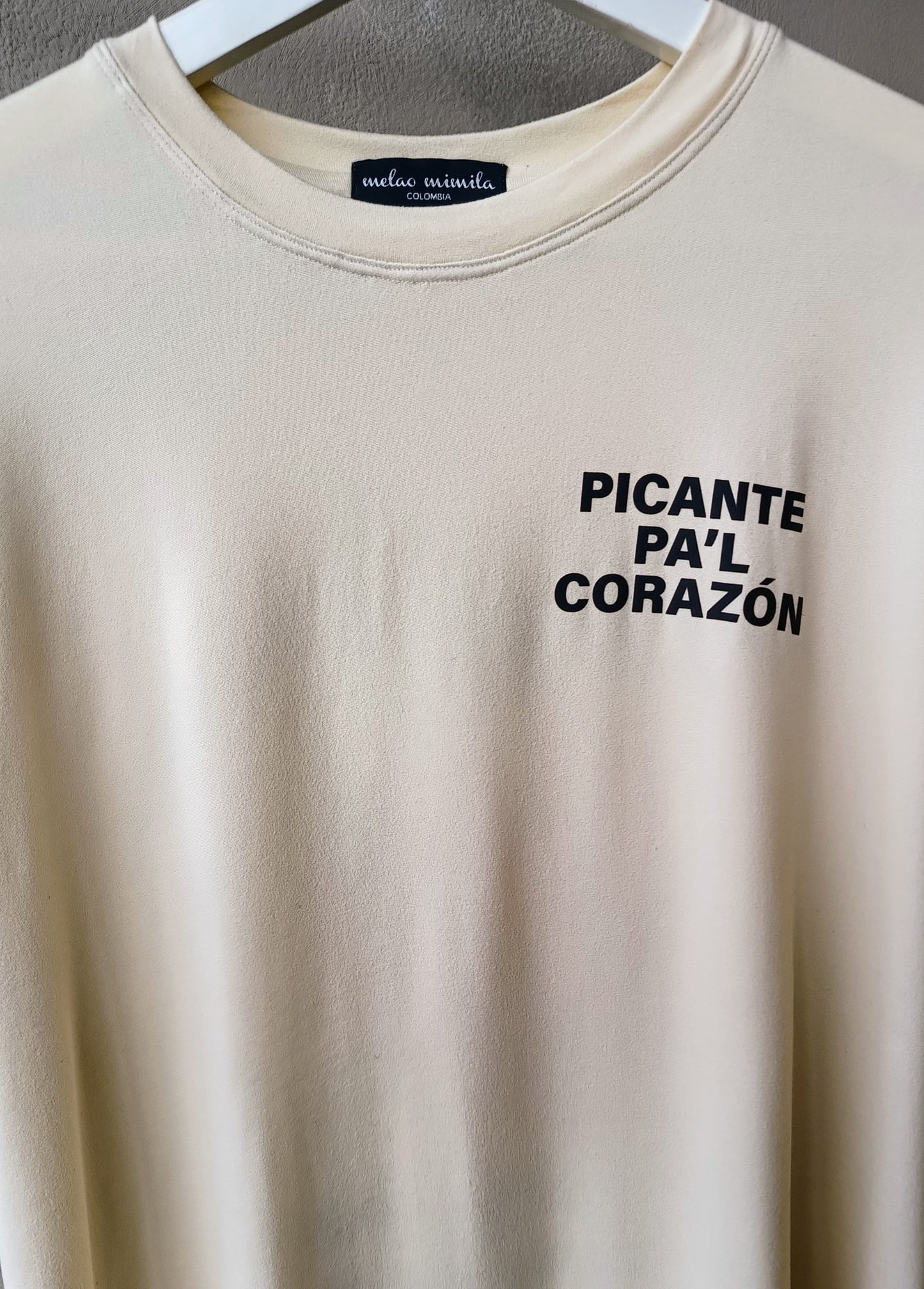 Camiseta Oversized Picante Crema