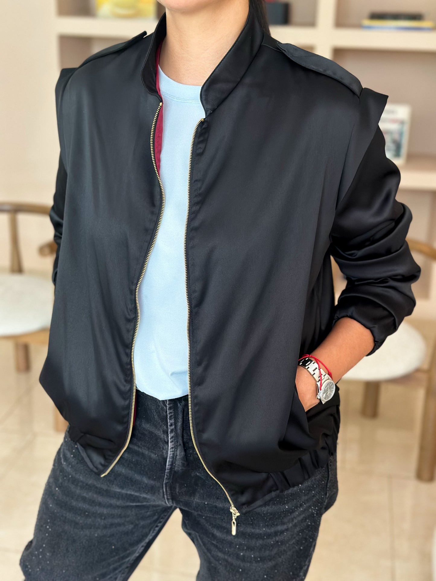 Rock Jacket Negra