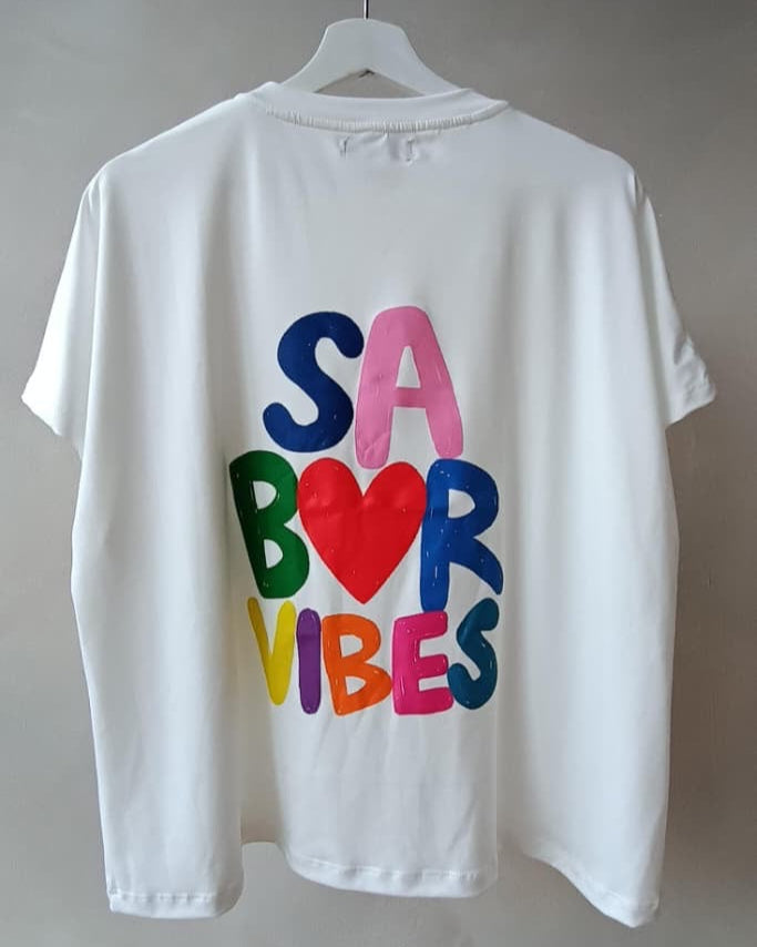 Camiseta Oversized Sabor Vibes