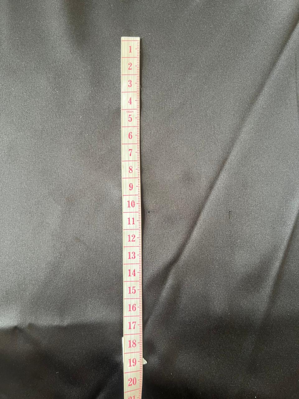Perfecto Imperfecto Falda Lisa Satin Negra Talla M #29