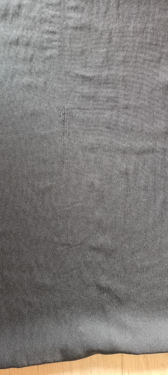 Perfecto Imperfecto Palazzo Negro Mate Talla XL #395