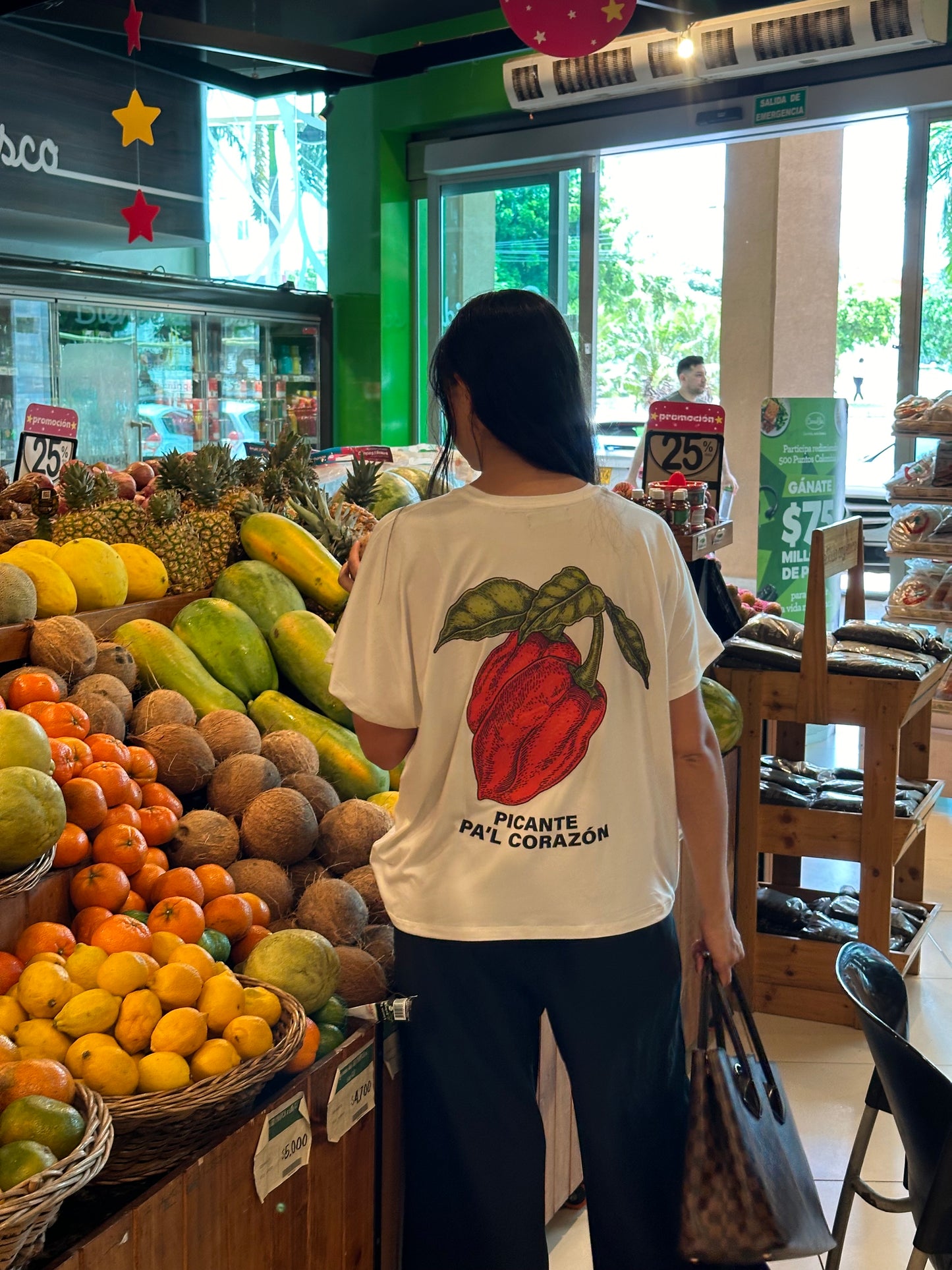 Perfecto Imperfecto Camiseta Oversized Picante Blanca Talla Única #419