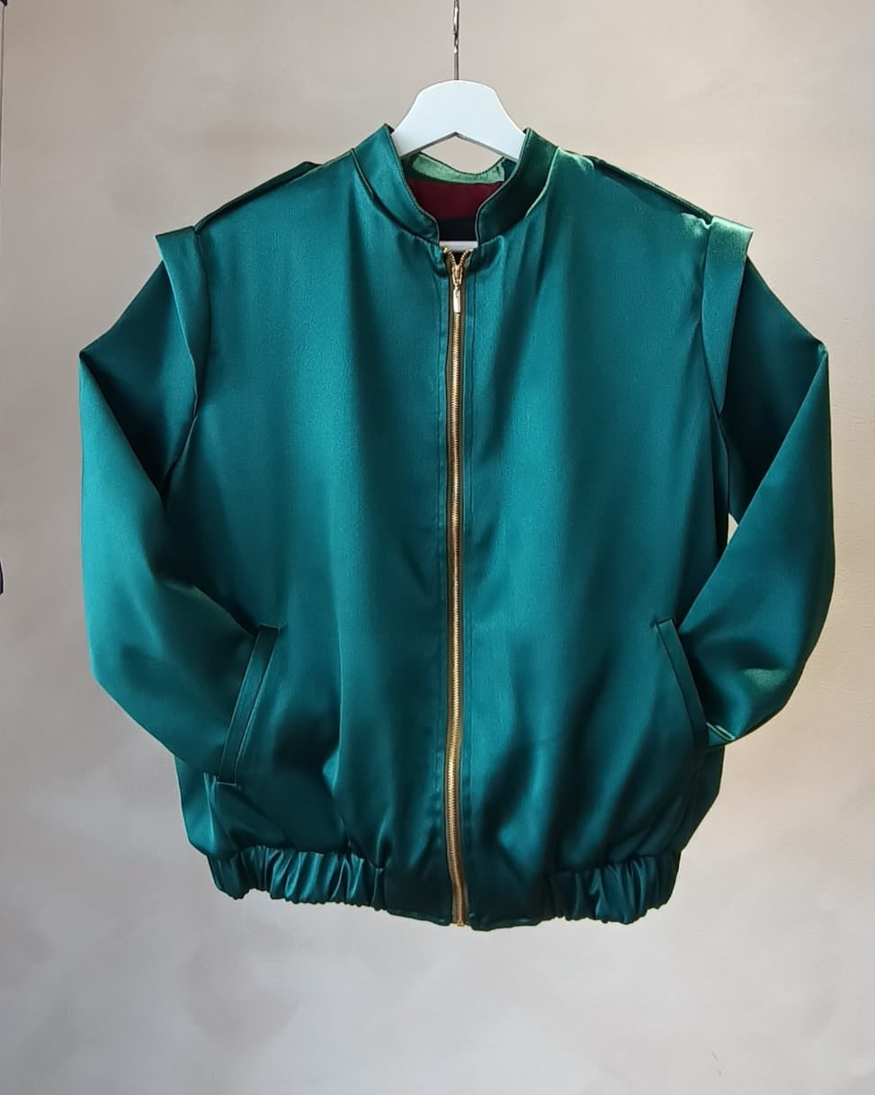 Rock Jacket Esmeralda (PRE-ORDEN, Entregas desde el 25 de noviembre,no disponible para envío express ni entrega inmediata)