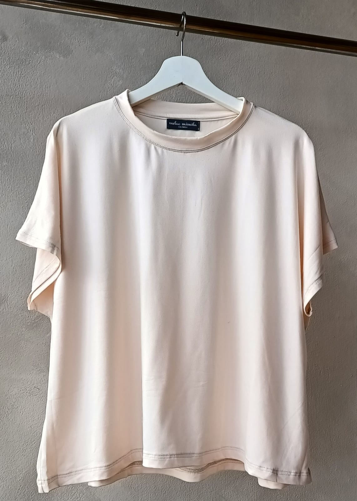 Perfecto Imperfecto Camiseta Oversized Crema Talla Unica #382