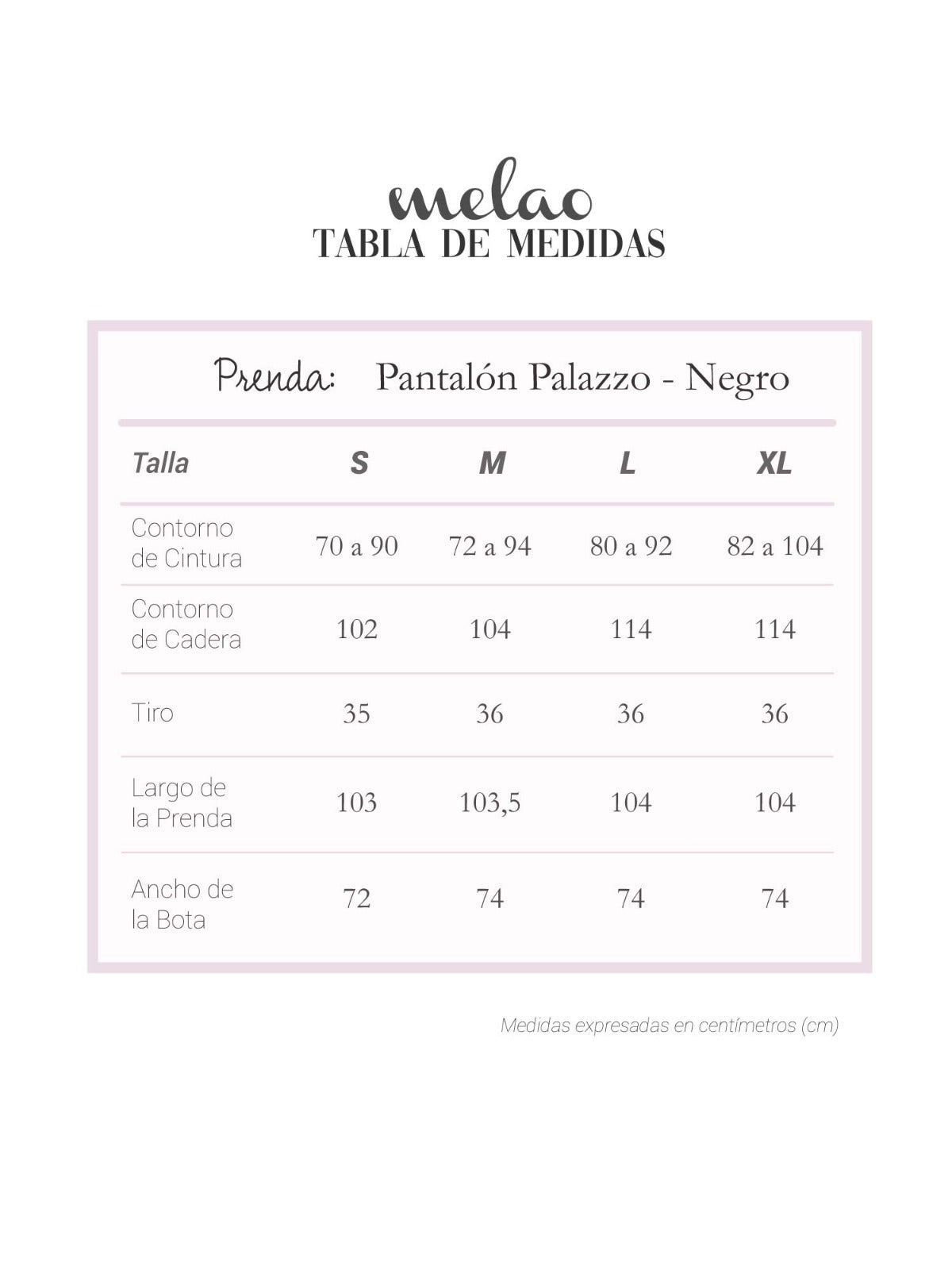 Pantalón Palazzo Negro Satin (talla S NO disponible para entrega inmediata o express)