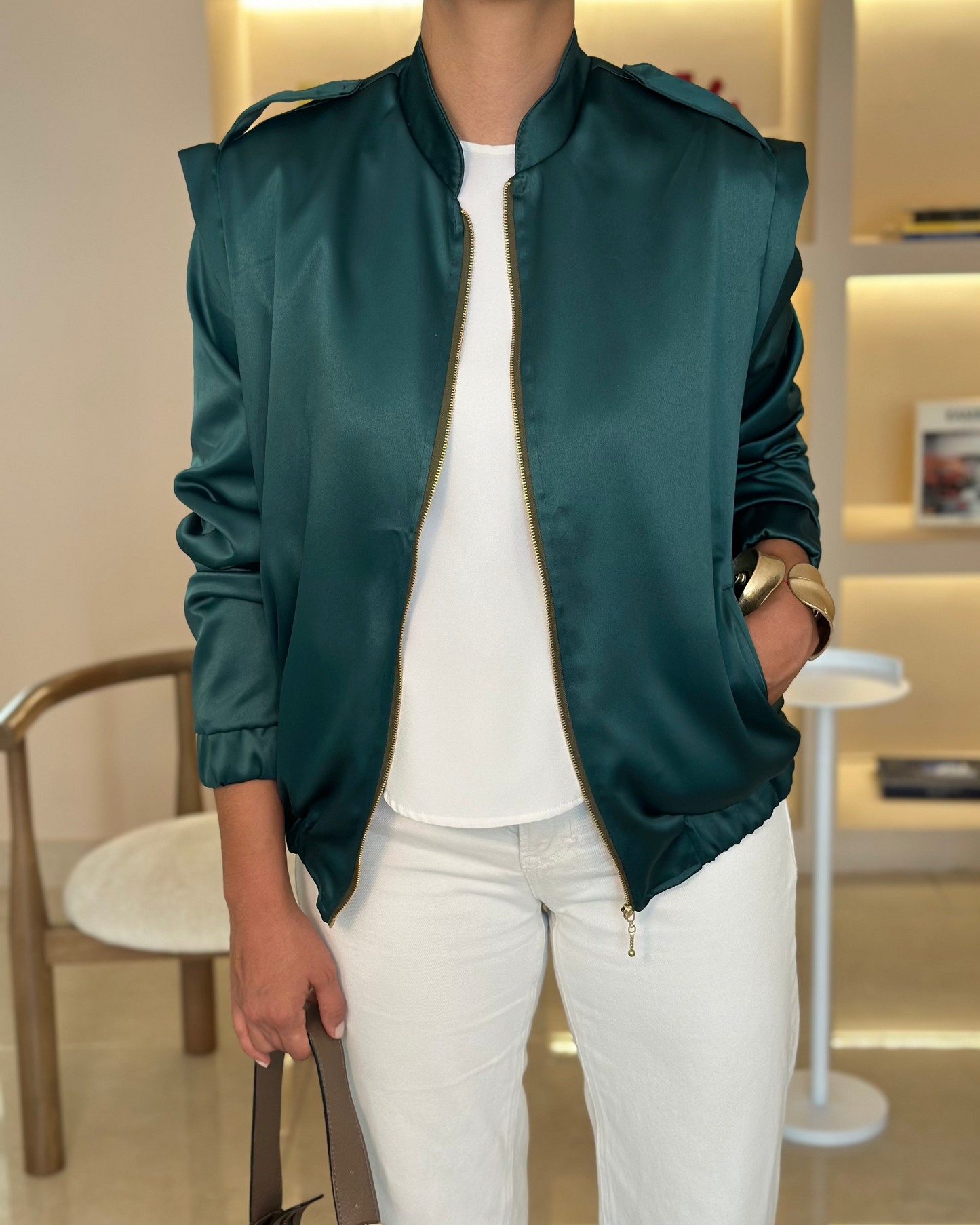 Rock Jacket Esmeralda (PRE-ORDER, Entregas desde el 5 de Agosto, No disponible para Envio Express ni Entrega Inmediata)