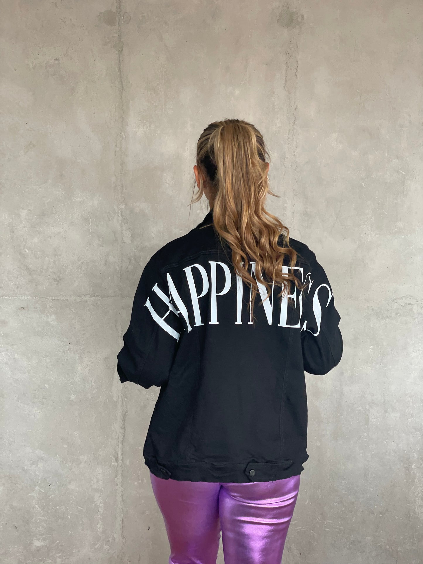 Perfecto Imperfecto Denim Jacket Happiness #86 Talla Única