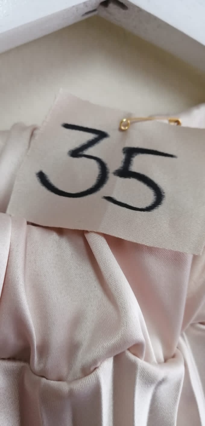 Perfecto Imperfecto Falda Plisada Nácar #35 Talla S/M