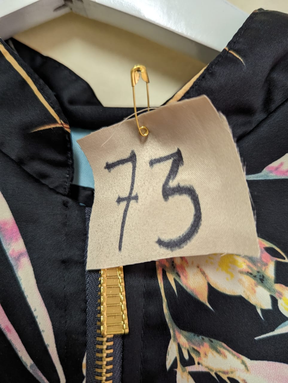 Perfecto Imperfecto Rock Jacket Flores Negra #73 Talla S