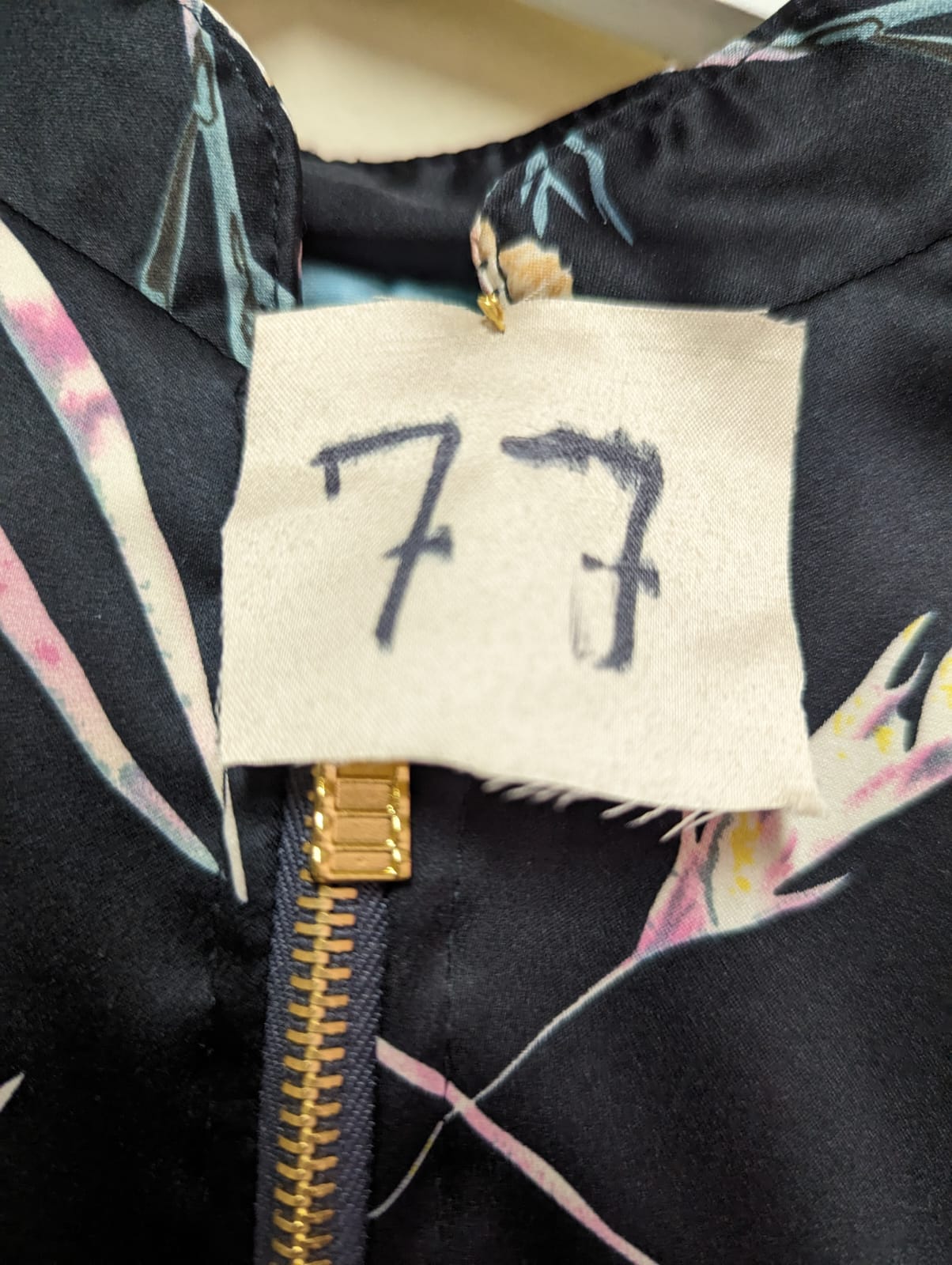 Perfecto Imperfecto Rock Jacket Flores Negras #77 Talla S