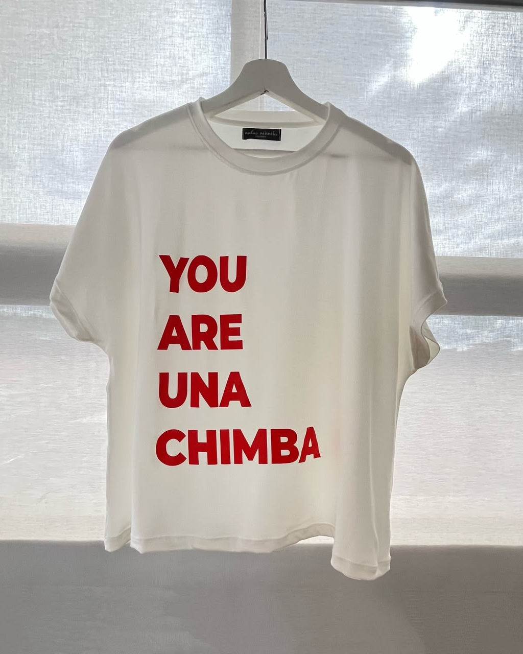 Camiseta Oversized You Are Una Chimba (PRE-ORDER, ENTREGAS DESDE EL 29 DE OCTUBRE, NO DISPONIBLE PARA ENTREGA INMEDIATA NI ENVIO EXPRESS)