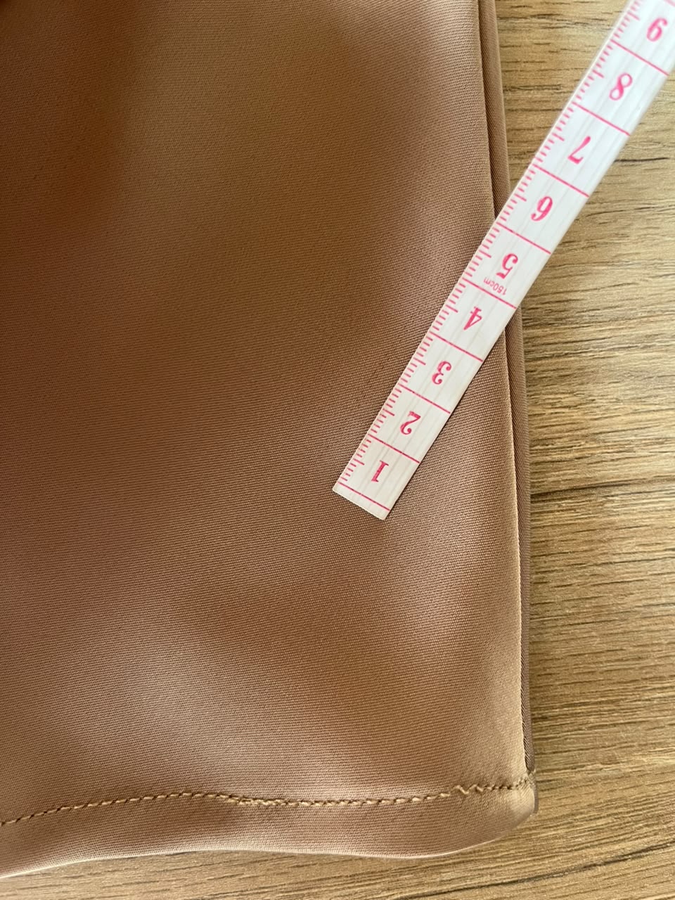 Perfecto Imperfecto Falda Lisa Chocolate Talla M #78