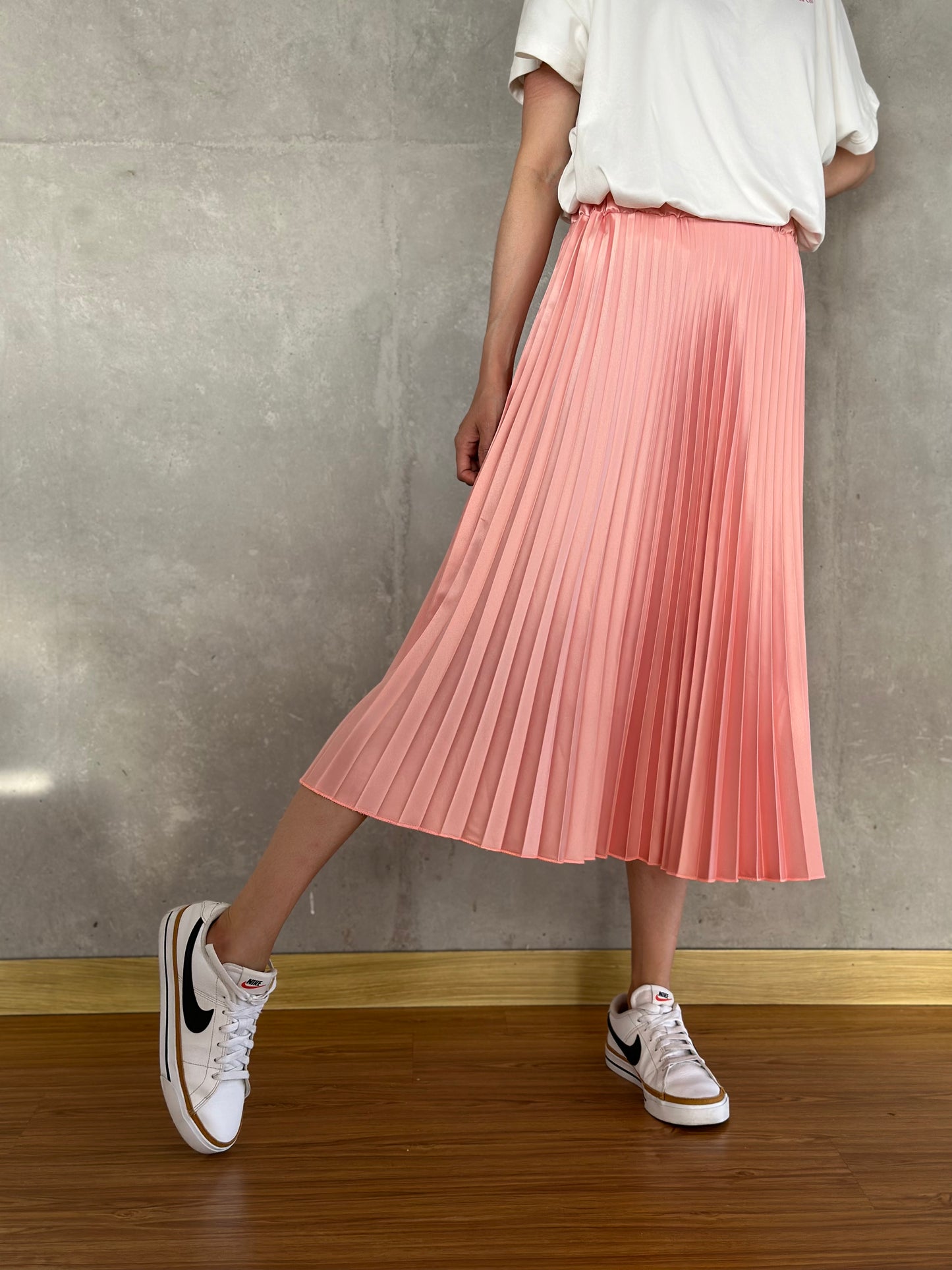 Falda Plisada Rosa