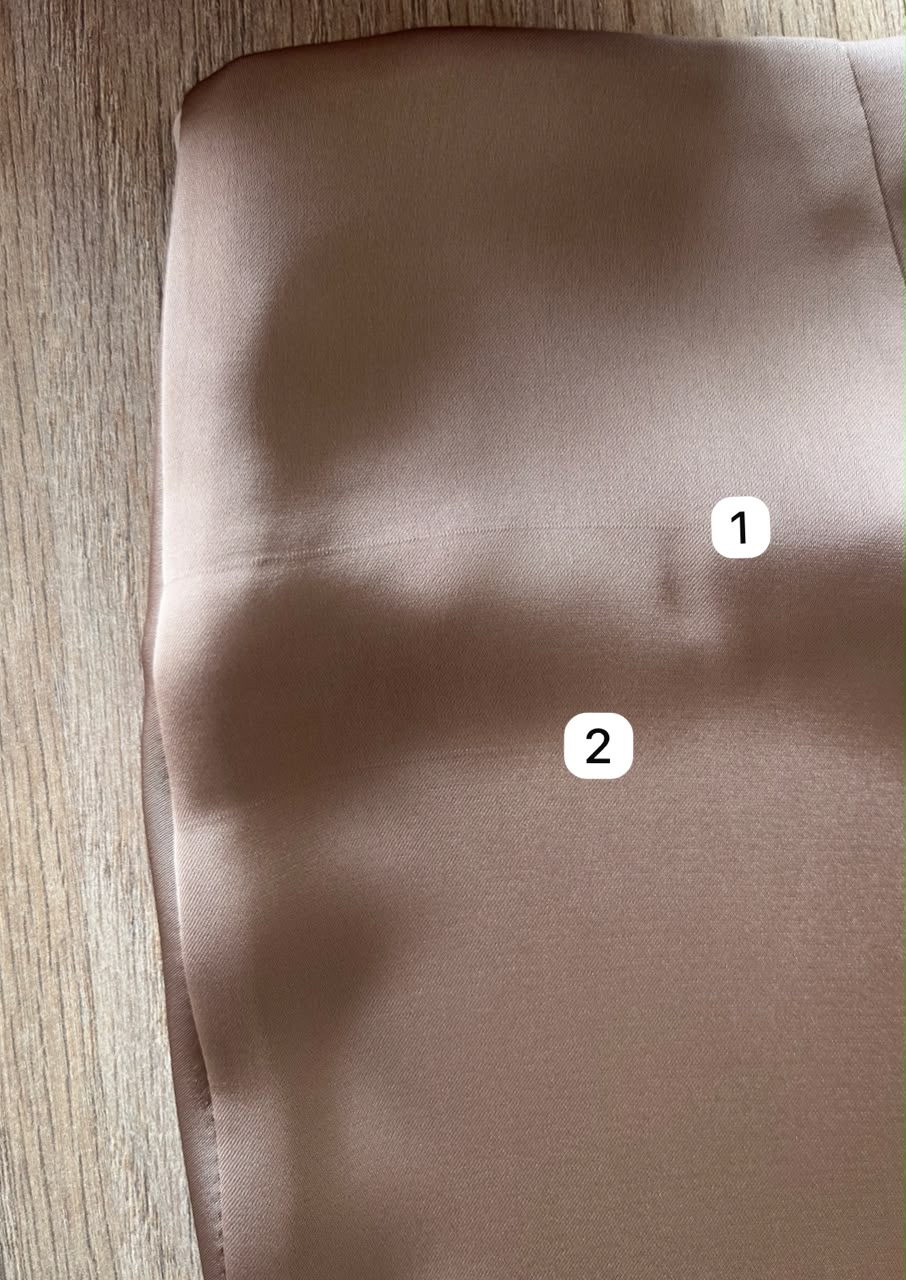 Perfecto Imperfecto Falda Lisa Chocolate Talla L #81