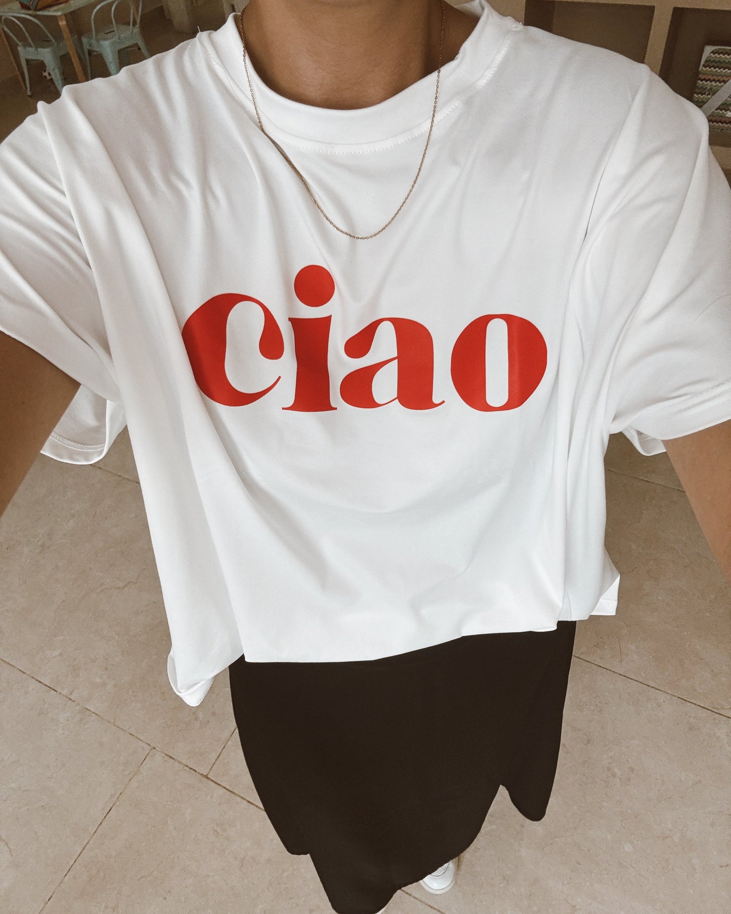 Camiseta Oversized Ciao