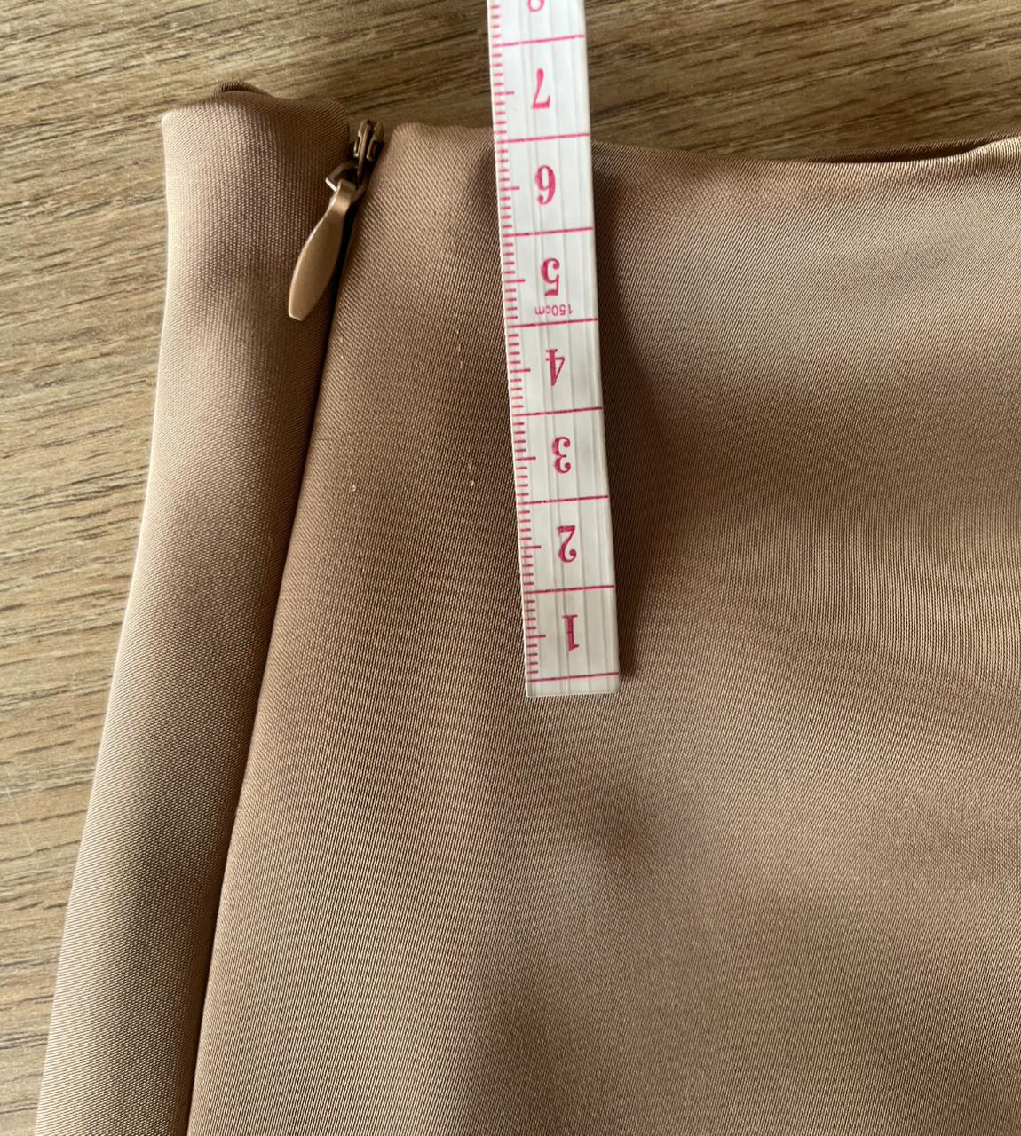 Perfecto Imperfecto Falda Lisa Chocolate Talla S #33