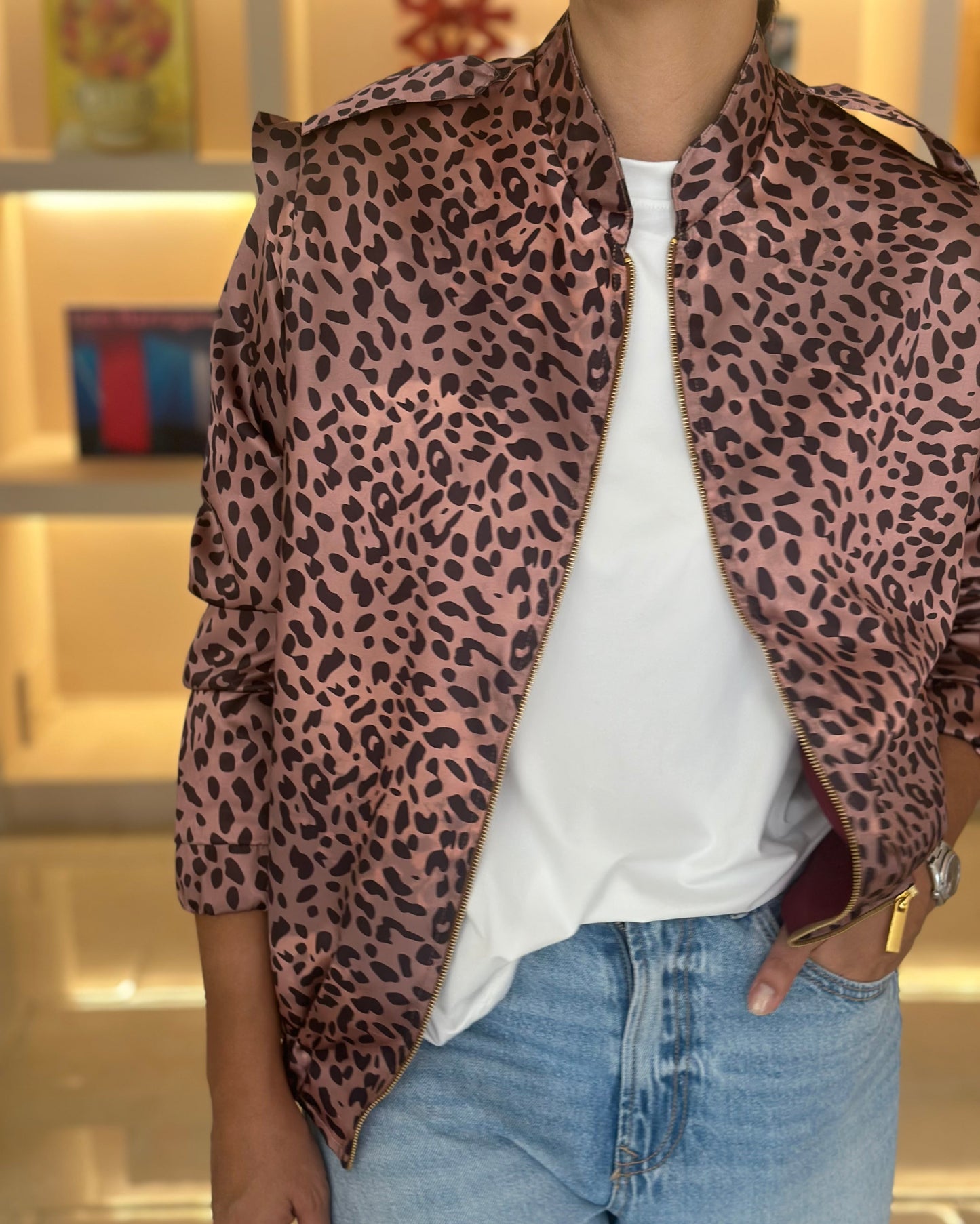 Leopard Rock Jacket (PRE -ORDEN Talla S y M, Despachos de esas tallas desde el 8 de diciembre, no disponible para envío Express y entrega inmediata)