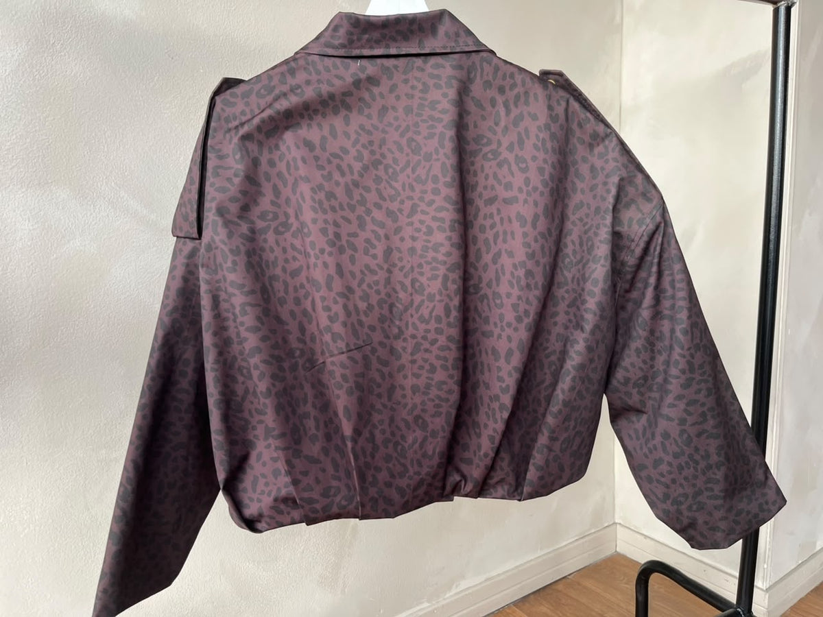 Perfecto Imperfecto Chaqueta Bomber Leopardo Talla Única #97