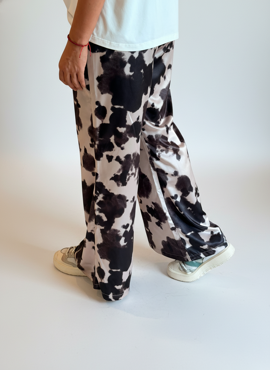 Cow Palazzo Pants