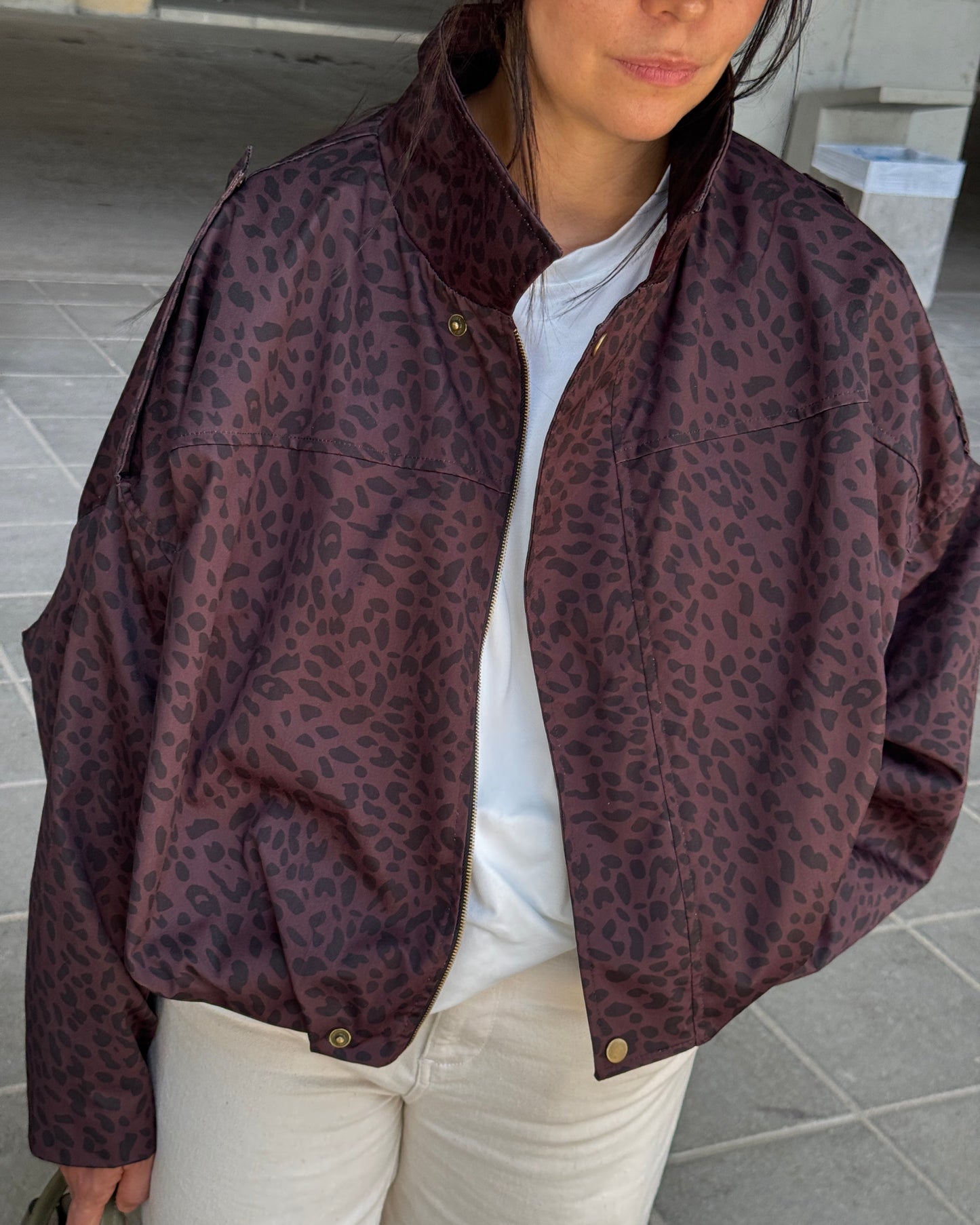 Chaqueta Bomber Leopardo (PRE-ORDER, entregas desde el 5 de Junio, no disponible envío express ni entrega inmediata)
