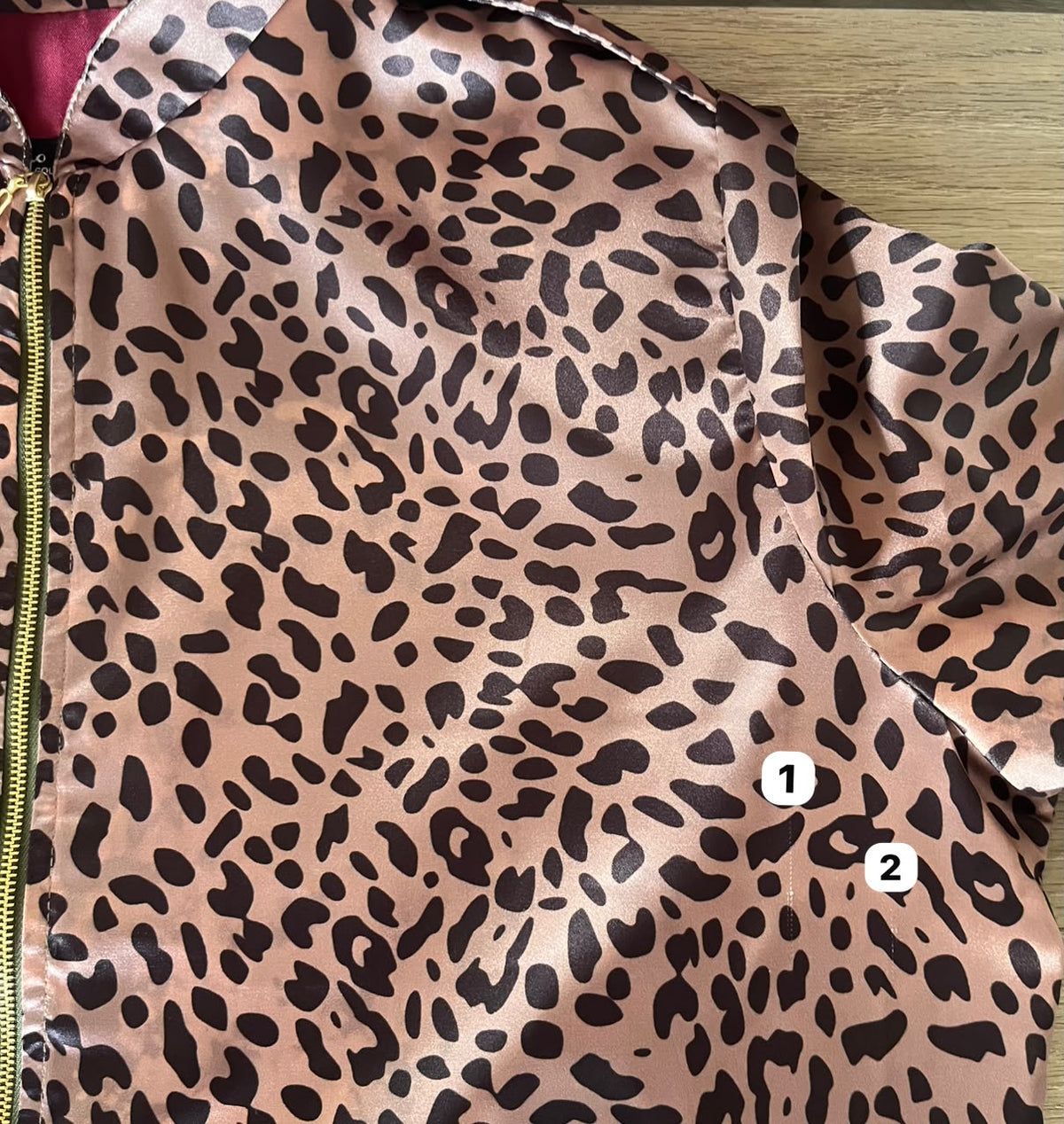 Perfecto Imperfecto Leopard Rock Jacket Talla M #85