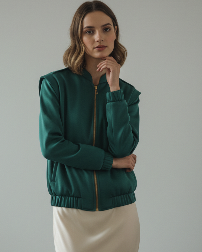Rock Jacket Esmeralda (PRE-ORDEN, Entregas desde el 25 de noviembre,no disponible para envío express ni entrega inmediata)