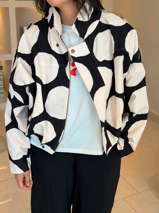 Chaqueta Bomber Polka Dots