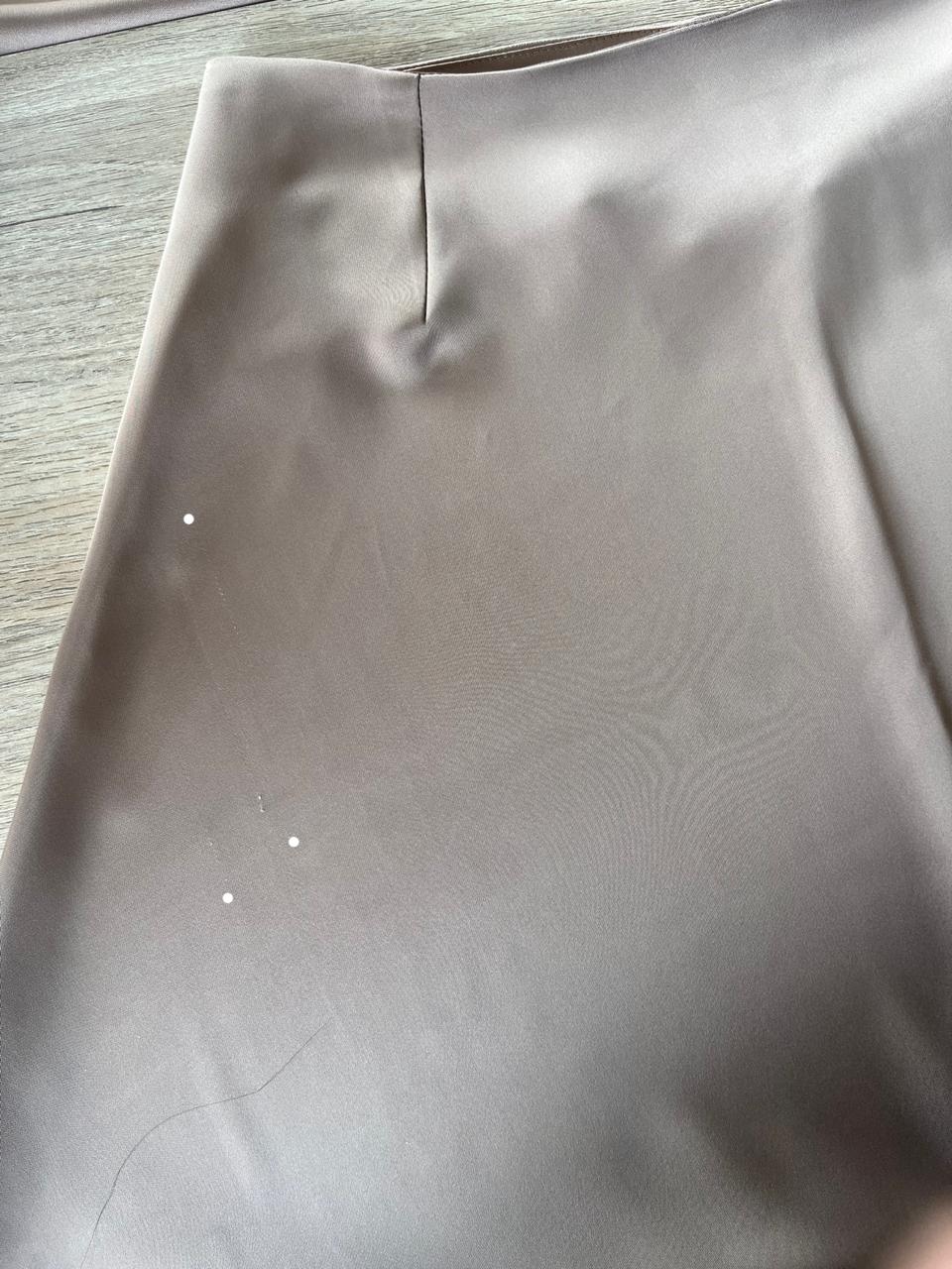 Perfecto Imperfecto Falda Lisa Chocolate Talla S #41