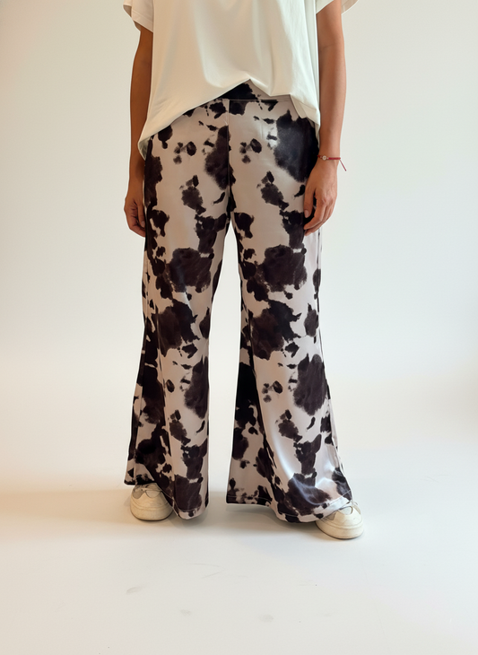 Cow Palazzo Pants