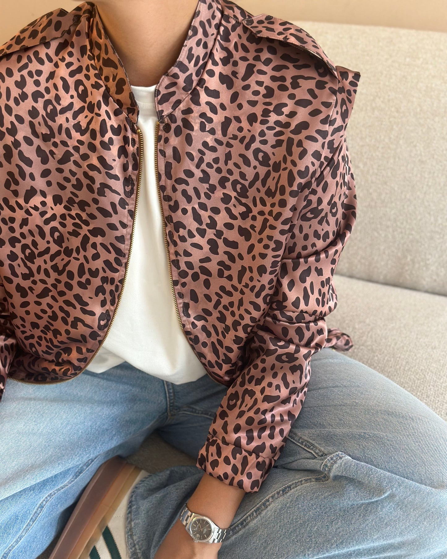 Leopard Rock Jacket (PRE -ORDEN Talla S y M, Despachos de esas tallas desde el 8 de diciembre, no disponible para envío Express y entrega inmediata)