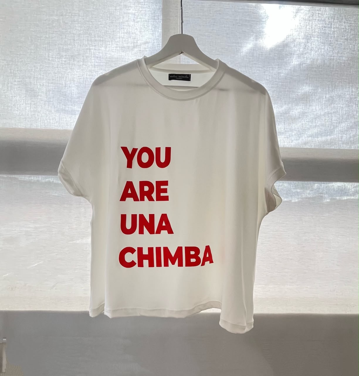 Camiseta Oversized You Are Una Chimba