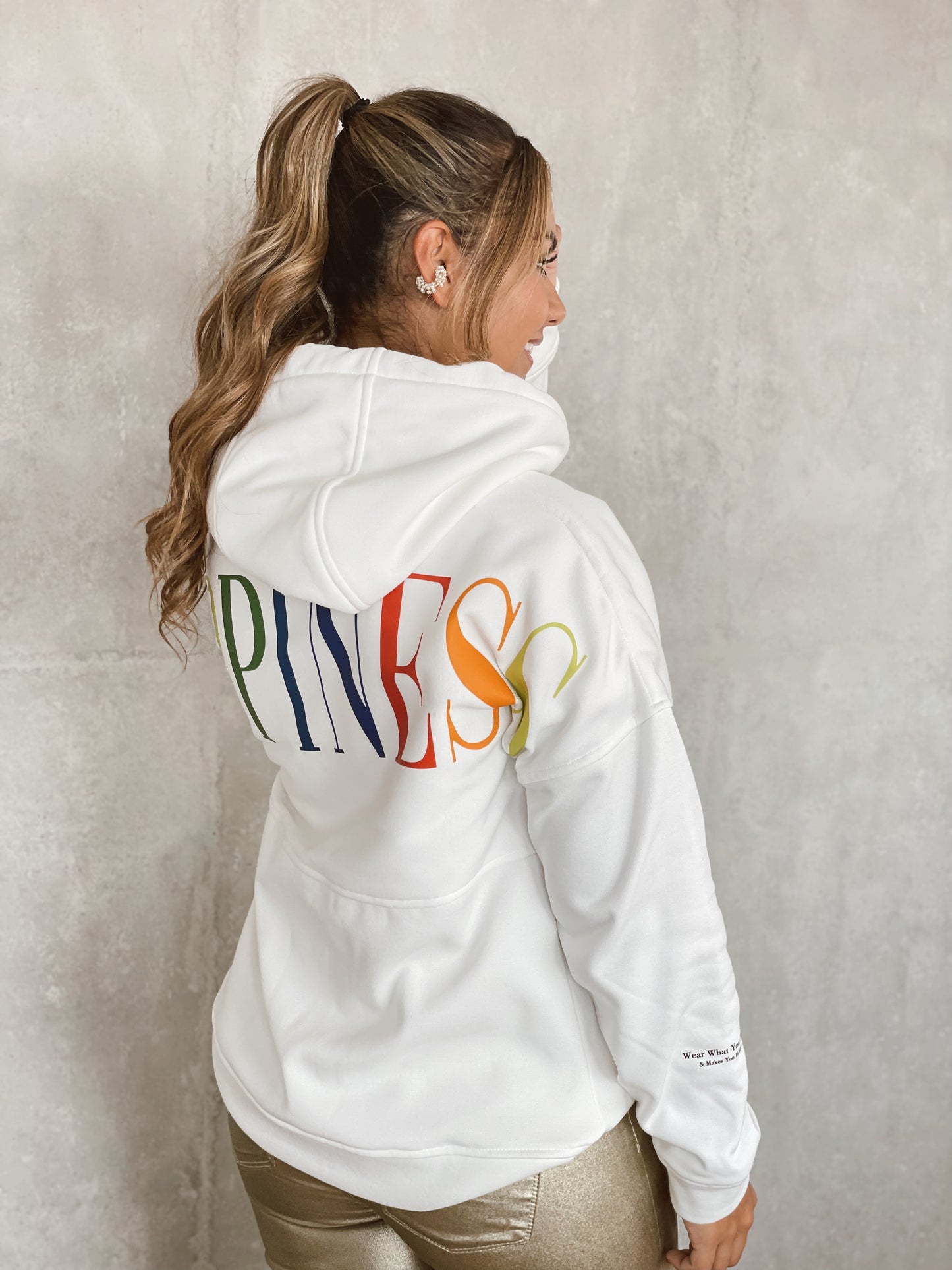 Perfecto Imperfecto Happiness Hoodie Talla S/M  #122