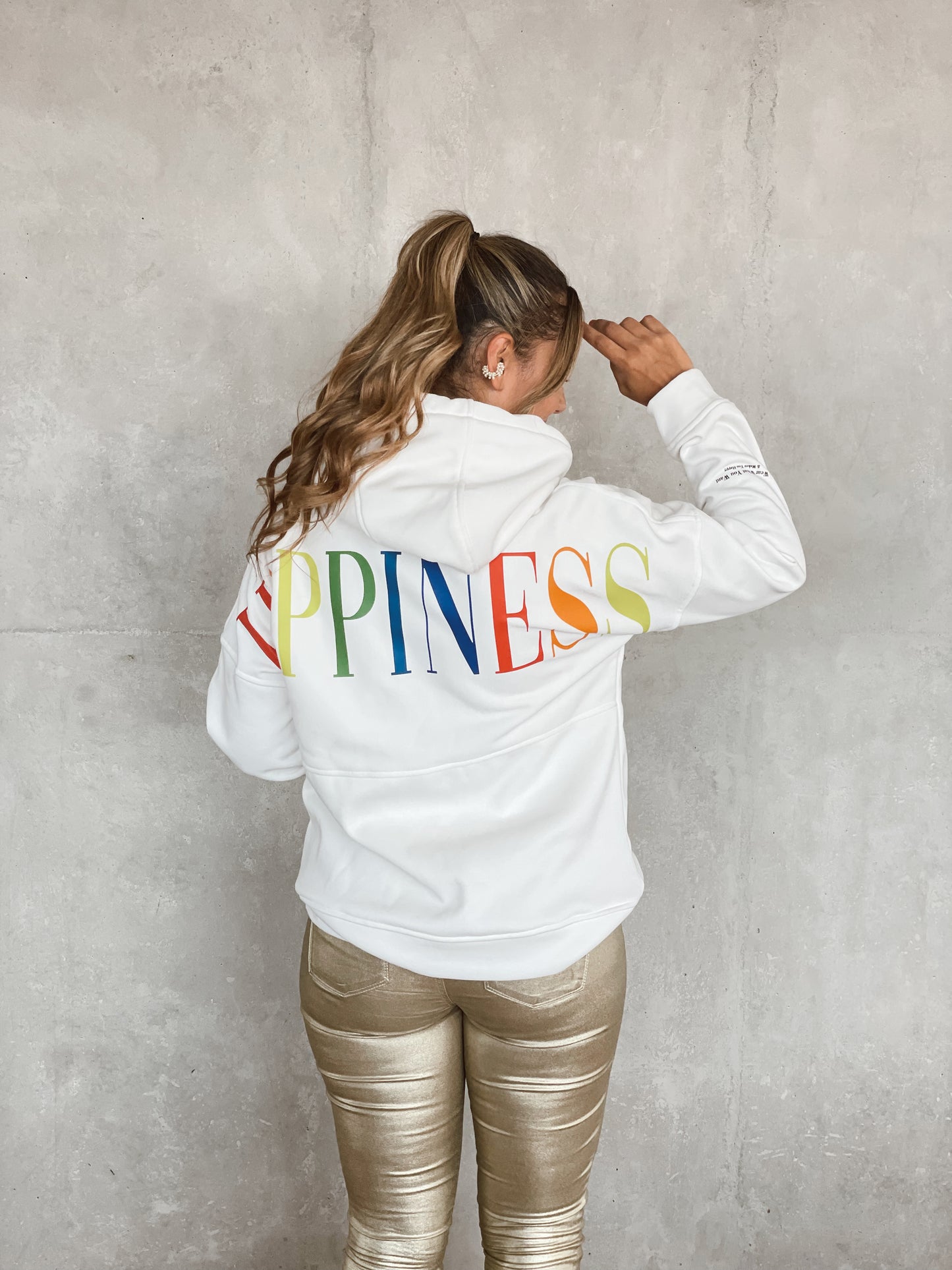 Perfecto Imperfecto Happiness Hoodie Talla S/M  #122