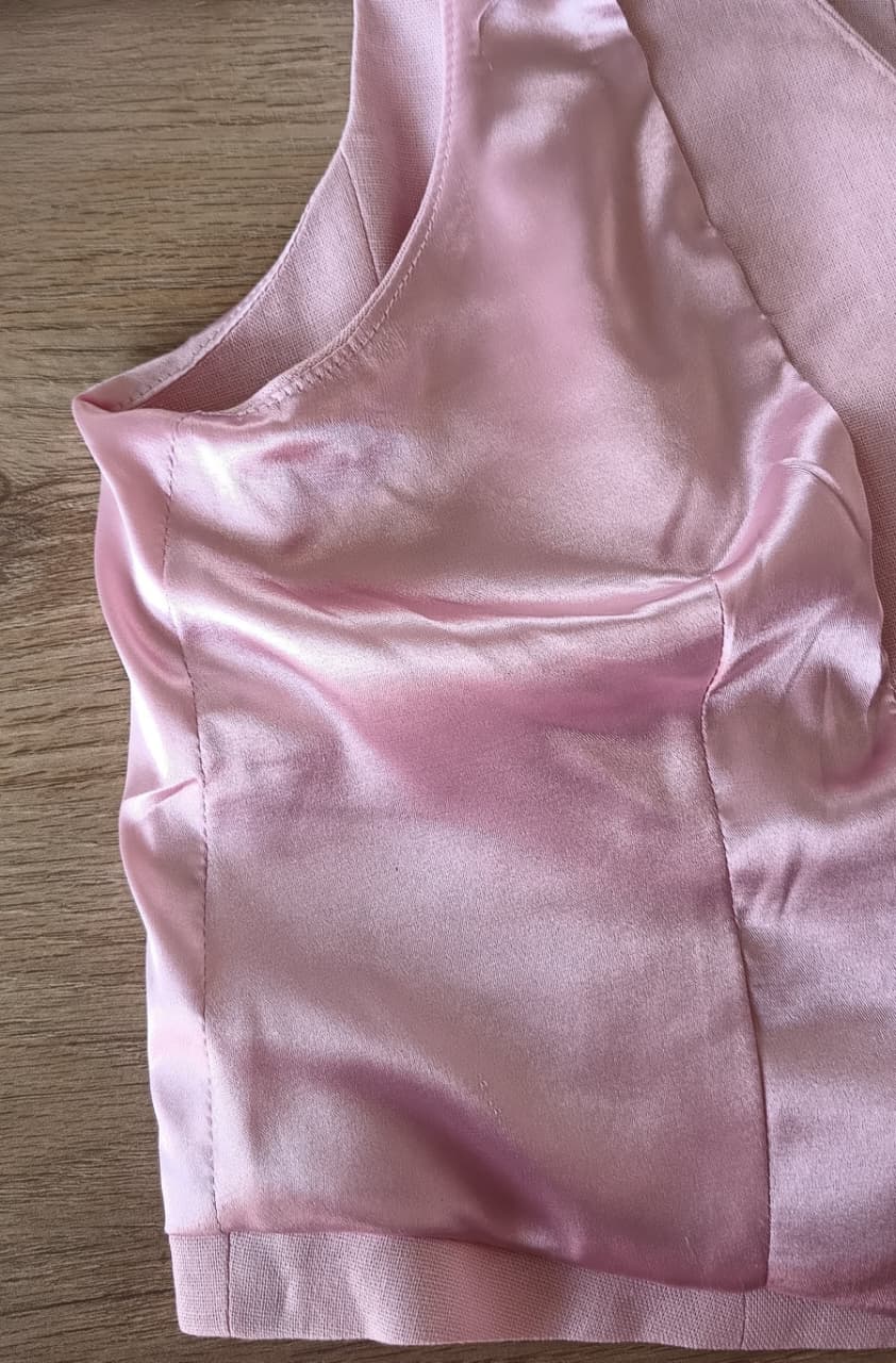 Perfecto Imperfecto Chaleco Rosa Talla S #446