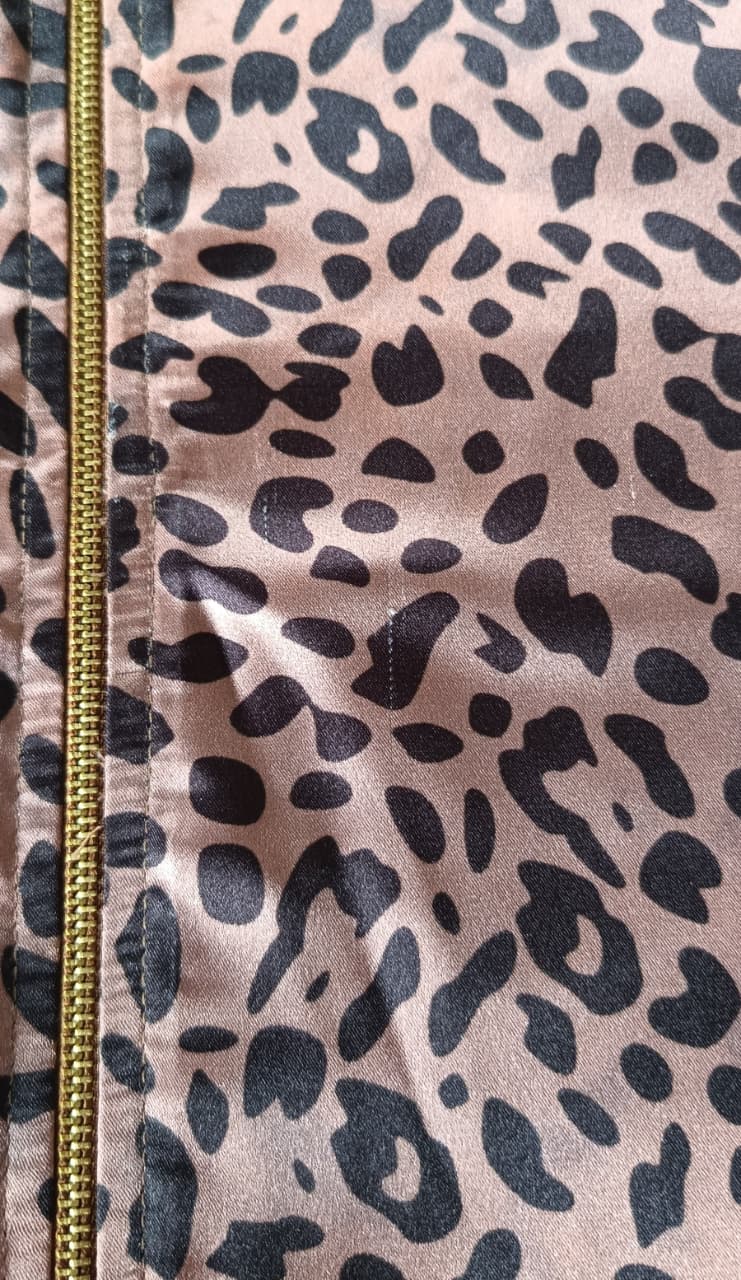 Perfecto Imperfecto Leopard Rock Jacket Talla L #436