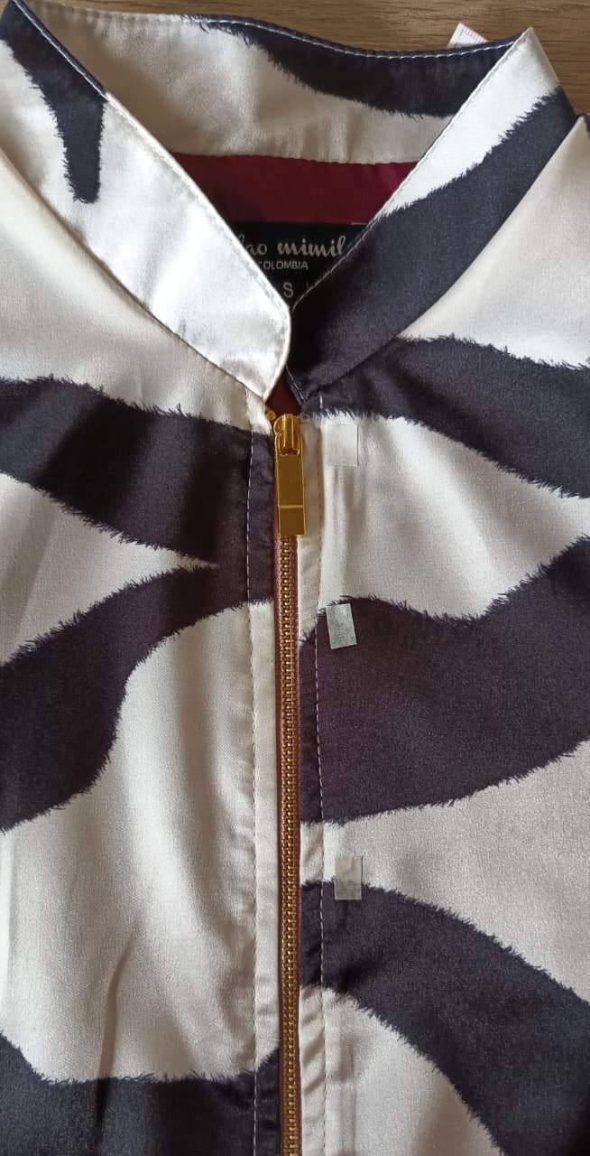 Perfecto Imperfecto Zebra Rock Jacket Talla S #431