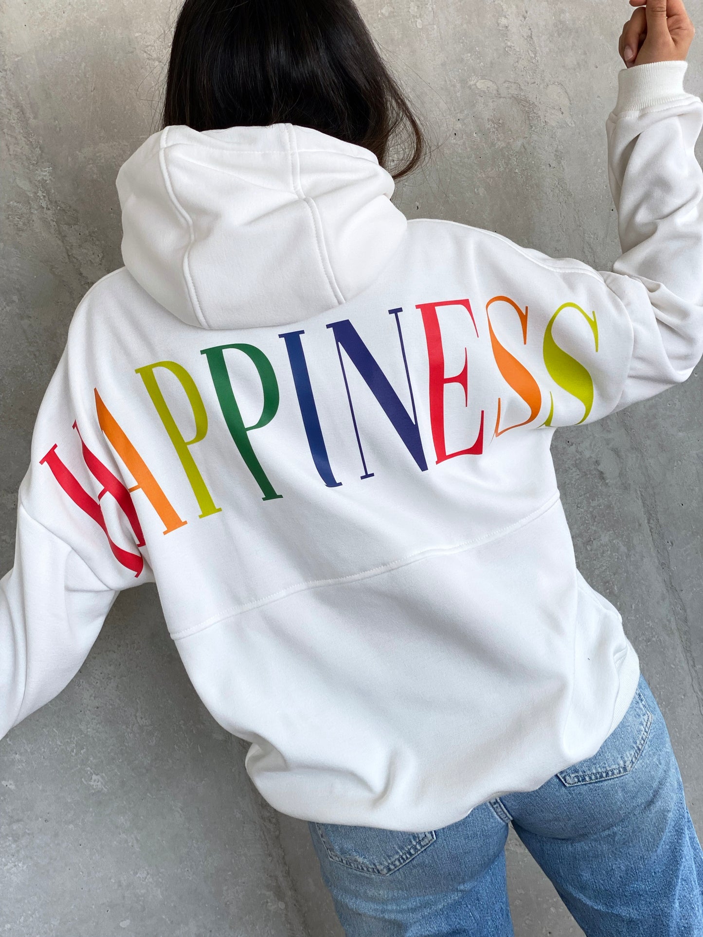 Perfecto Imperfecto Happiness Hoodie Talla S/M  #147