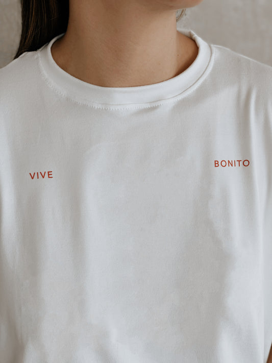 Camiseta Oversized Vive Bonito